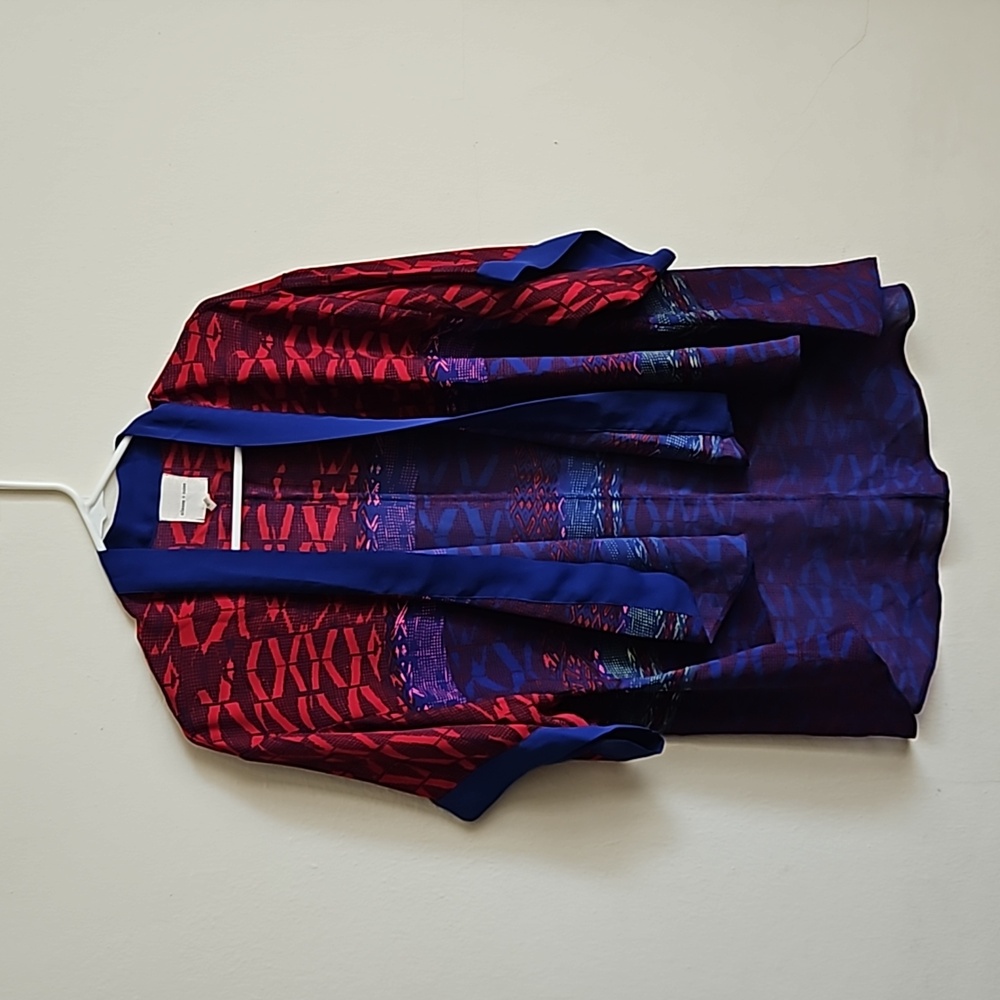 Silence + Noise multicolor poncho kimono size small